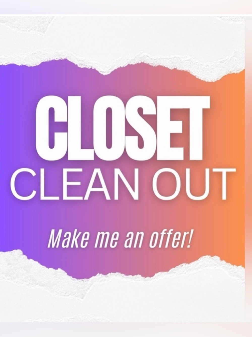 MAKE AN OFFER!